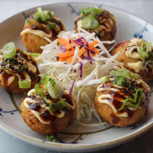 Takoyaki.
